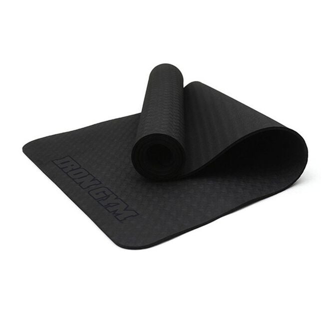 Iron Gym Exercise & Yoga Mat with Carry Strap, 4mm Träningsmatta & Yogamatta med Bärrem