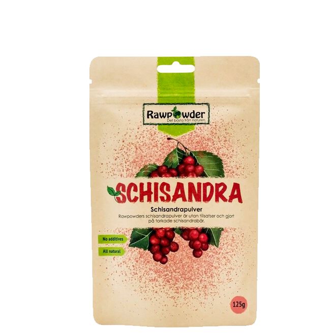 Rawpowder Ekologiskt Schisandrapulver 125 g