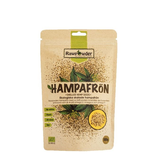Ekologiska Skalade Hampafrön 300 g Ekologiska Skalade Hampafrön 300 g