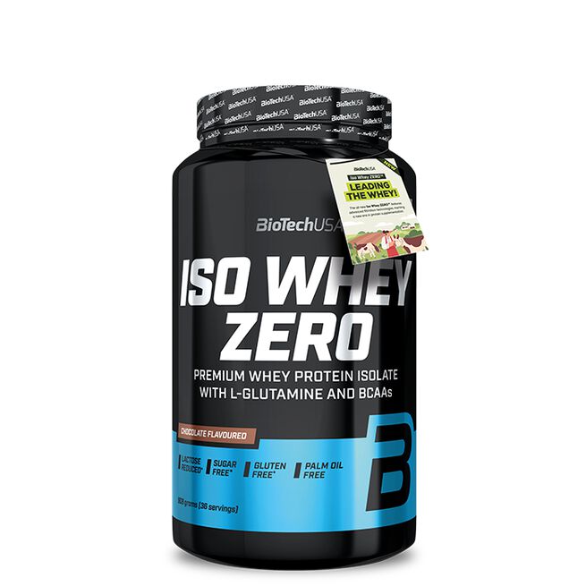 Biotech Iso Whey Zero 908 g Chocolate  Iso Whey Zero Laktosreducerat Vassleproteinisolat 908 g Chocolate