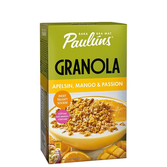 Granola Apelsin Mango Passion 450 g Granola Apelsin Mango Passion 450 g