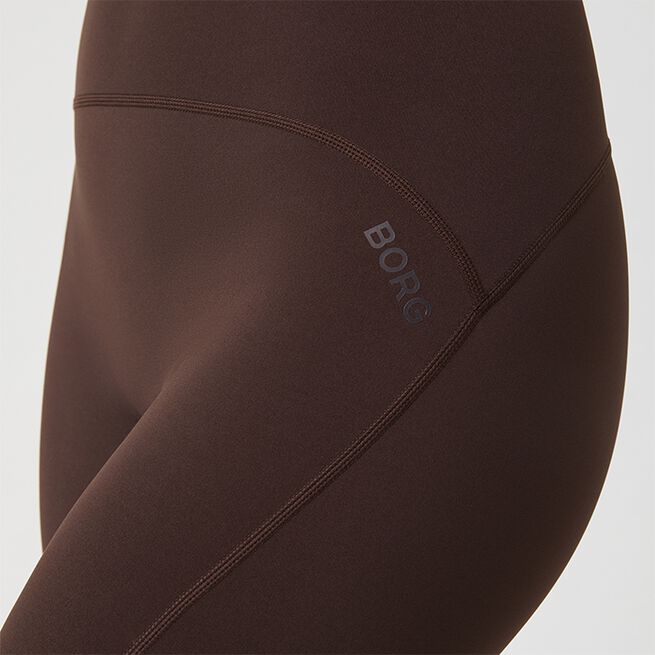 Borg Sleek Tights, Molé, L  Sleek Träningstights Brun