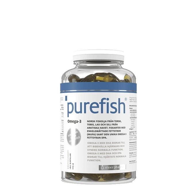 Purefish 180 kapslar Purefish Omega-3 180 kapslar