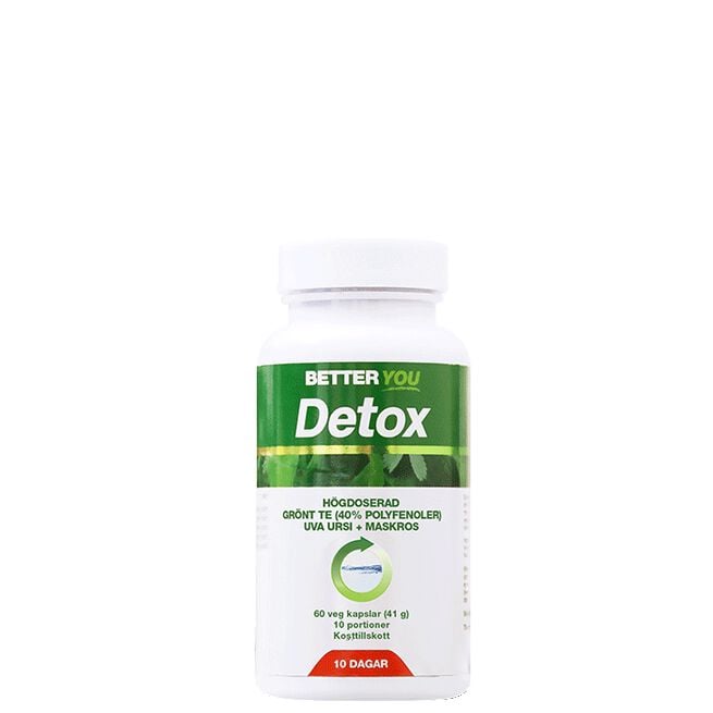 Detox 10 Dagar, 60 kapslar Detox 10 Dagar med Högdoserat Grönt-te 60 kapslar