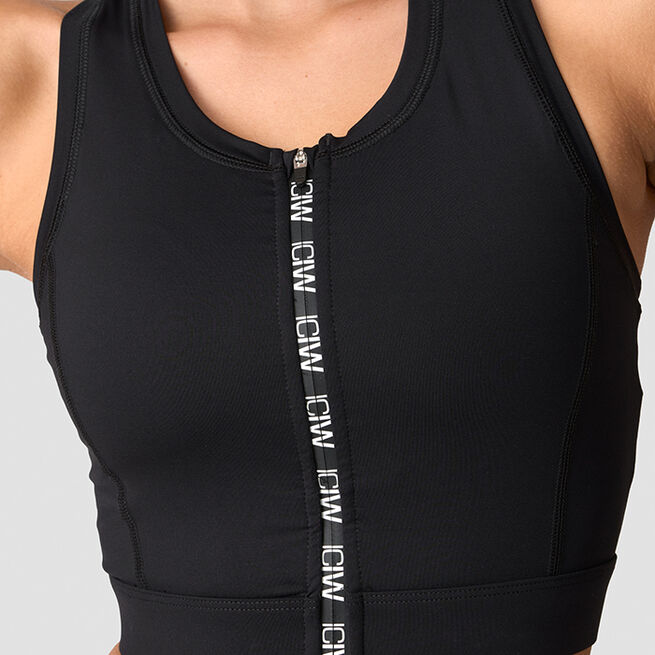 ICIW Contrast Sports Bra, Black Contrast Sport-BH Svart