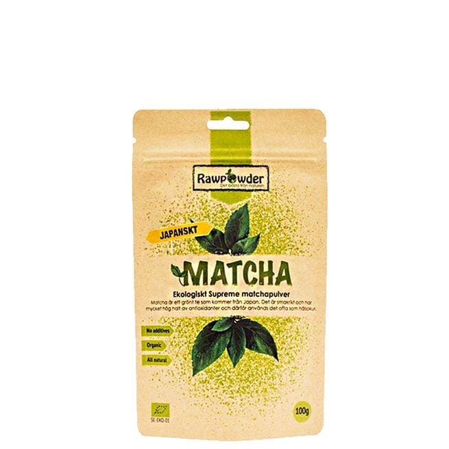 Ekologisk Matcha Rawpowder Ekologiskt Supreme Matchapulver 100 g
