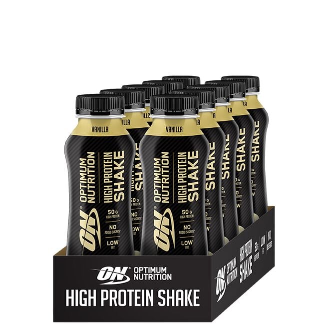 12 x Optimum High Protein Shake, 500 ml, Vanilla 12 x Optimum High Protein Shake, 500 ml Vanilla