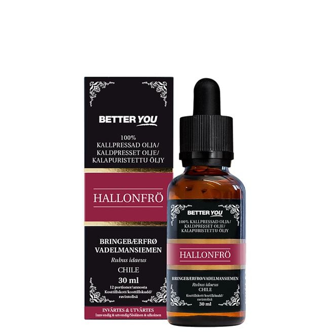 Better You Kallpressad Hallonfröolja 30 ml Kallpressad Hallonfröolja 30 ml