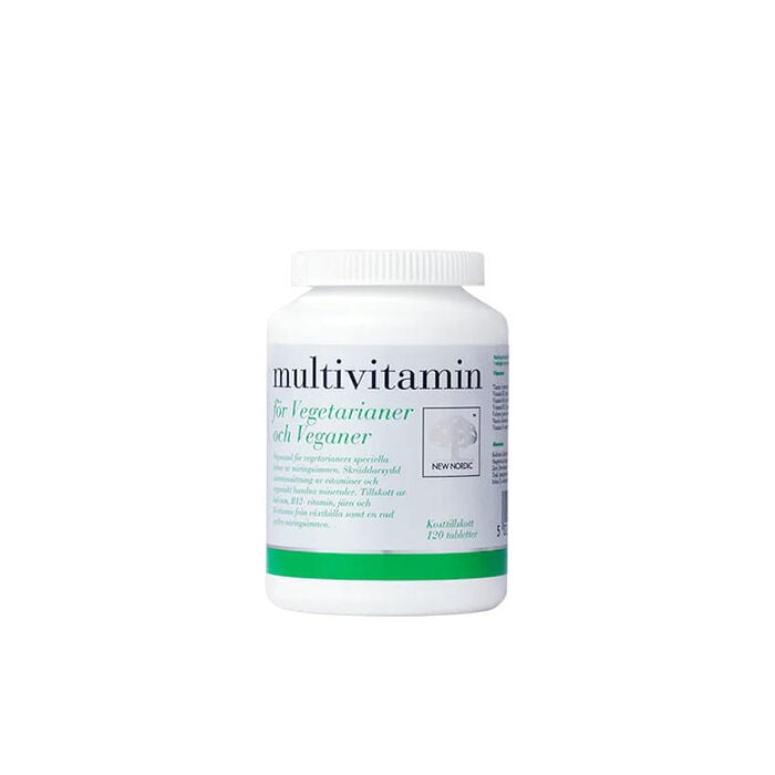 Multivitamin vegetarianer 120 tabletter