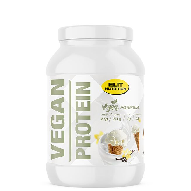 ELIT VEGAN Protein Laktosfri, 750 g, Vanilla ELIT VEGAN Protein Laktosfri proteinpulver 750 g Vanilla