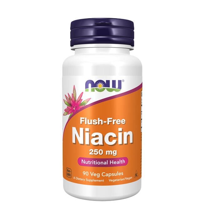 Niacin Flush-Free 250 mg 90 kapslar Niacin Flush-Free B-vitamin 250 mg 90 kapslar