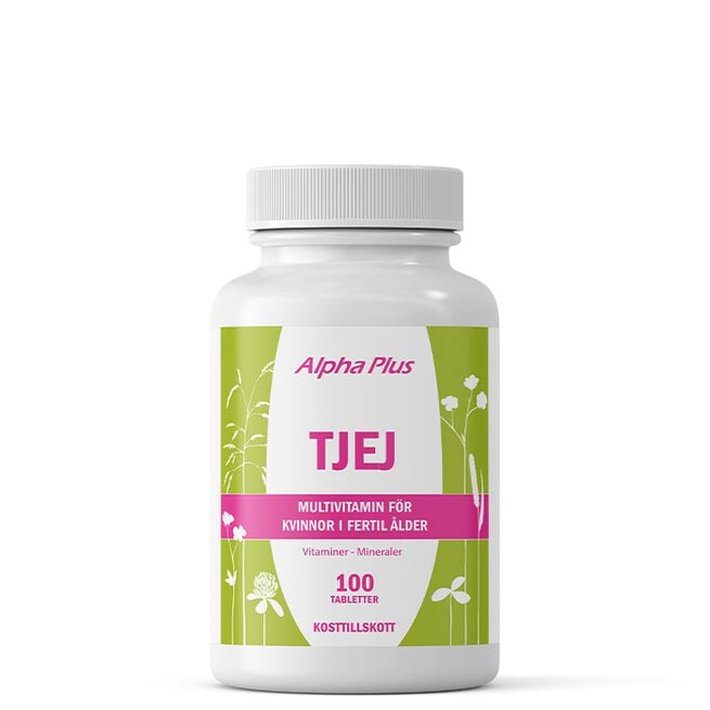 Alpha Plus Tjej 100 tabletter Tjej Multivitamin 100 tabletter