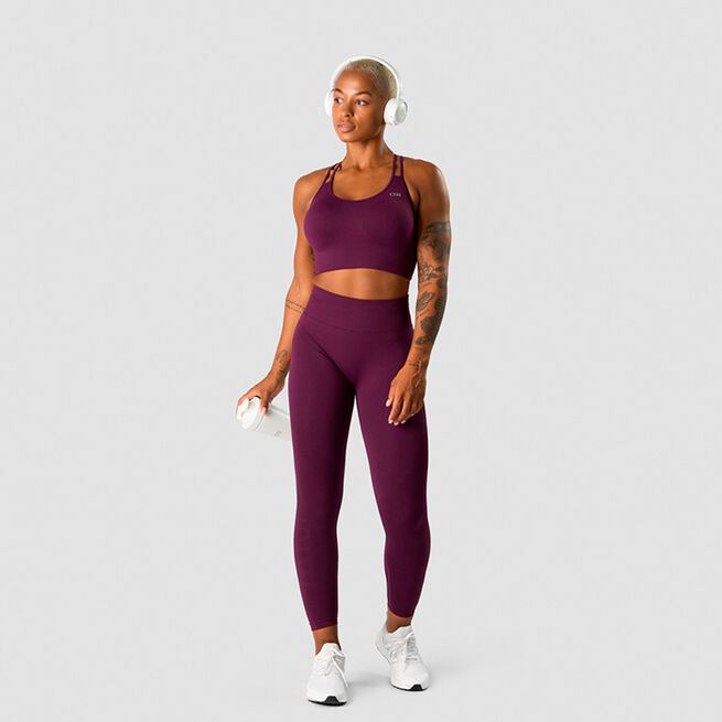 Define Seamless V-shape Tights, Purple, S  Define Sömlös Träningstights Lila