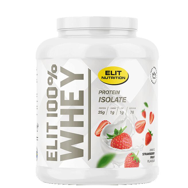 ELIT 100% Whey, 2000 g, Vanilla ELIT 100% Whey Vassleprotein 2000 g Vanilla