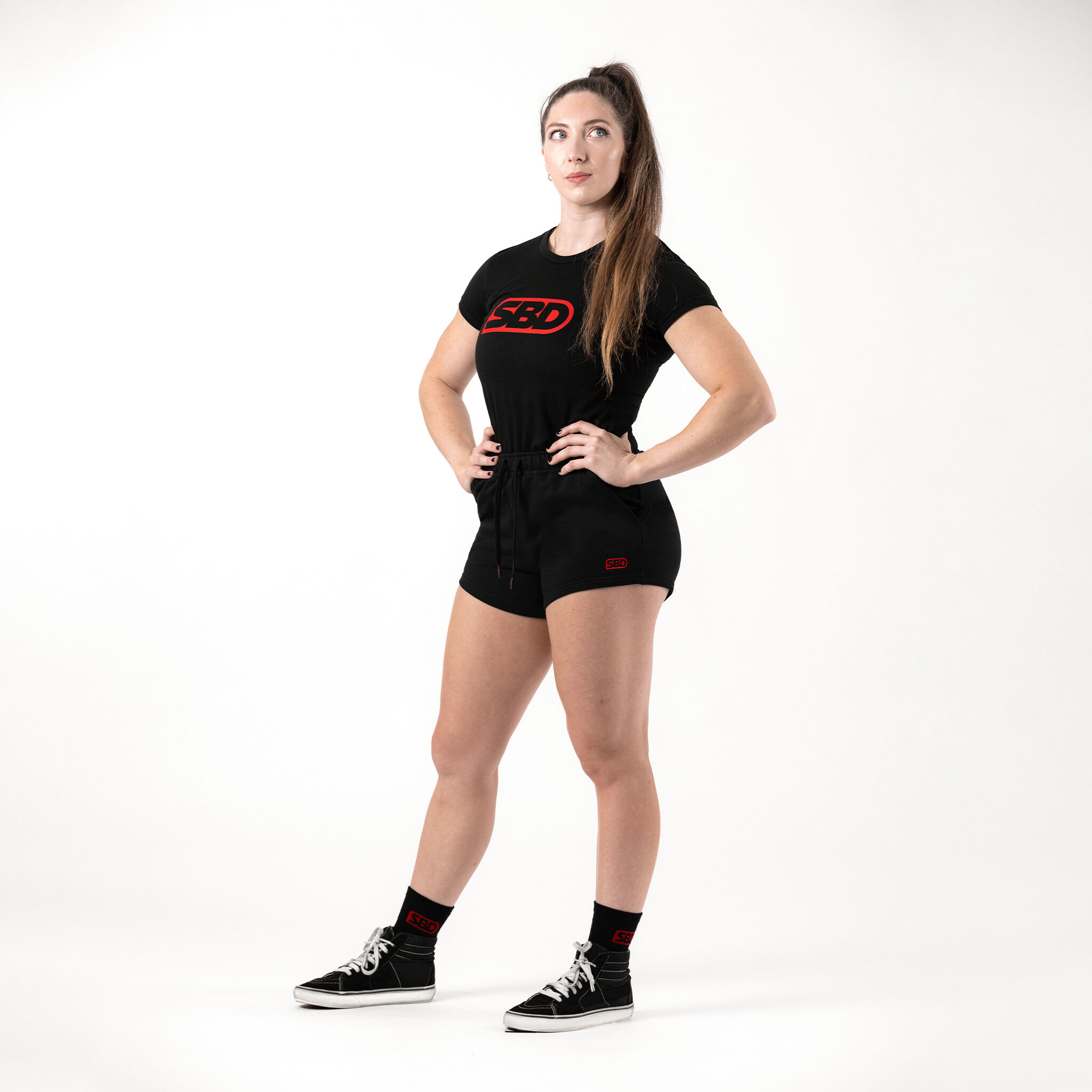 SBD Original Tr&auml;ningsshorts Dam Svart