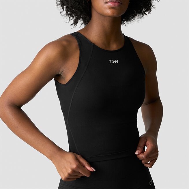 Ignite Midi Tank Top, Black, L Midi Träningstopp Svart