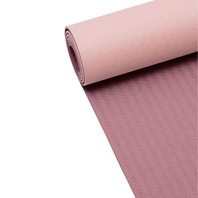 Yoga Mat Position 4mm, Light Pink/Pink  Yogamatta 4 mm Rosa