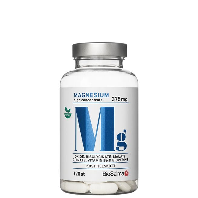 Magnesium 375 mg 120 tabletter  Magnesium 375 mg 120 tabletter