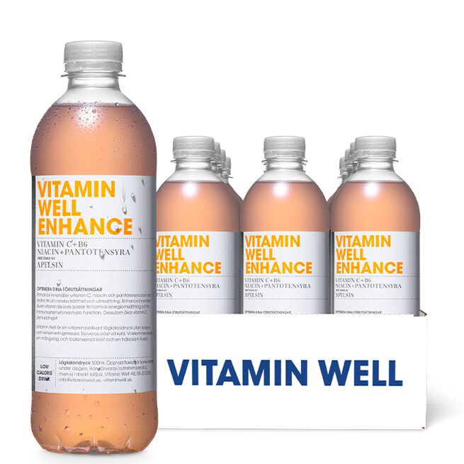 12 x Vitamin Well, 500ml, Enhance 12 x Vitamin Well Vitamindryck 500ml Enhance