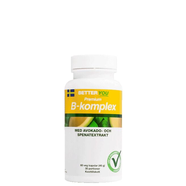Premium B-komplex, 60 kapslar Better You Premium B-komplex 90 kapslar