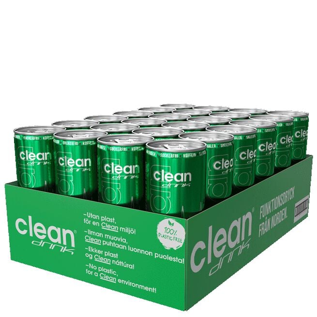 24 x Clean Drink, 330 ml, Äpple/Päron Flak 24 x Clean Drink 330 ml Äpple/Päron