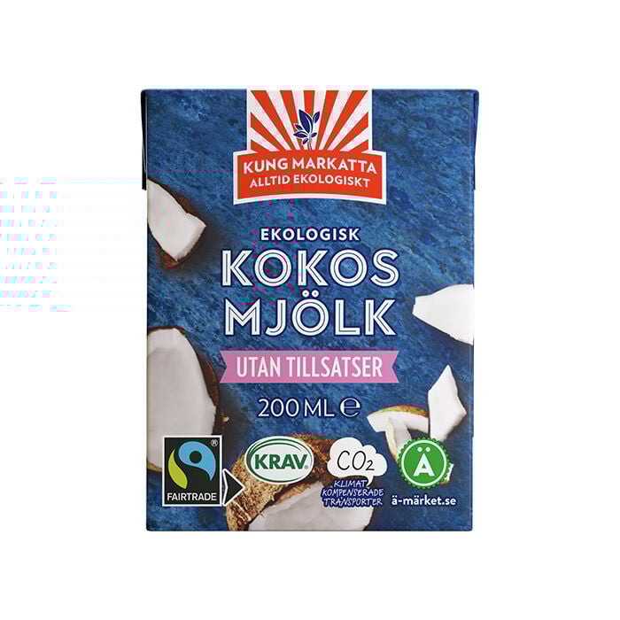 Ekologisk Kokosmj&ouml;lk 200 ml