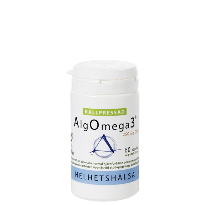 AlgOmega3® Kallpressad 60 kapslar AlgOmega3® Kallpressad 60 kapslar