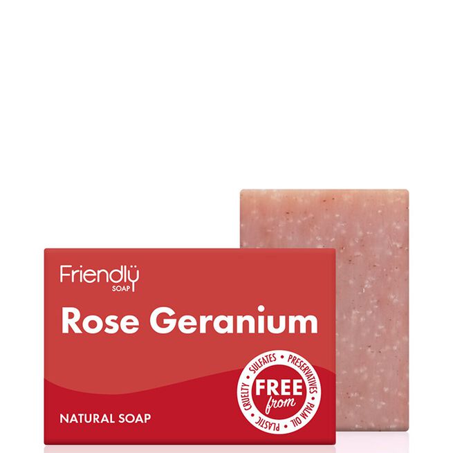 Friendly Soap Tvål Rosengeranium 95 g Tvål Rosengeranium 95 g