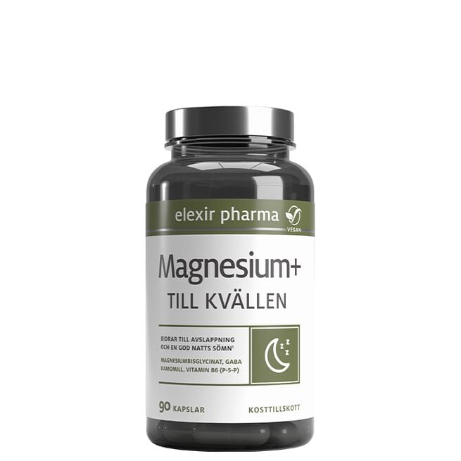 Magnesium+ Till kvällen 90 kapslar Magnesium+ Till kvällen 90 kapslar