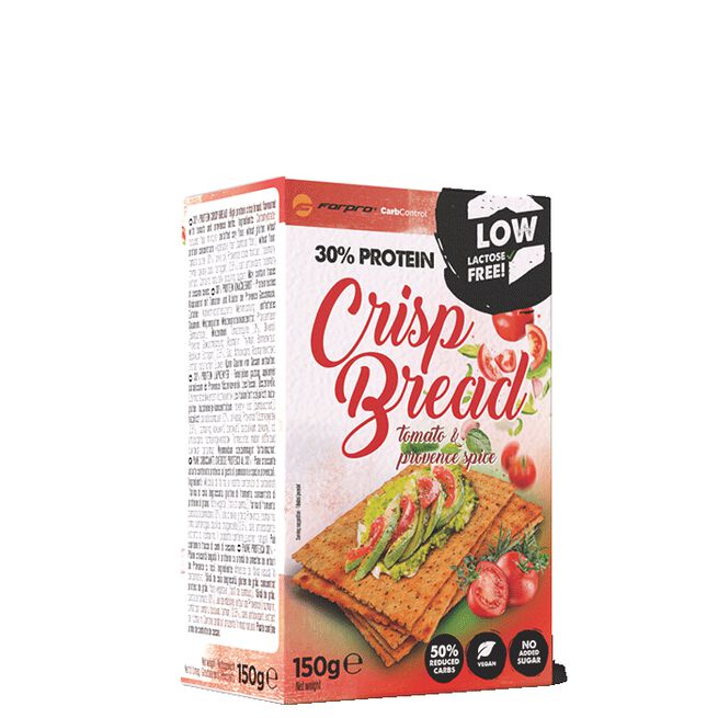 30% Protein Crisp Bröd Tomat & Provence Krydda 150 g 30% Protein Crisp Bröd Tomat & Provence Krydda 150 g