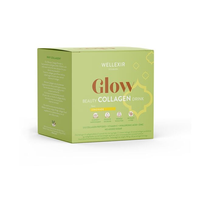 Wellexir Glow Beauty Drink Lemonade 30 st Glow Beauty Dryck Lemonad 30 st