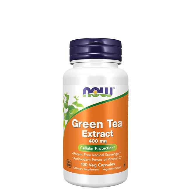 NOW Foods Green tea extract 400 mg 100 kapslar Green tea extract 400 mg 100 kapslar