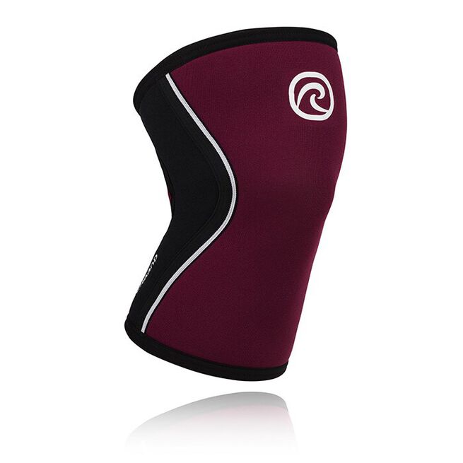 RX Knee Sleeve, 5mm, Burgundy/Black, XS  RX Knäskydd 5mm Vinröd/Svart