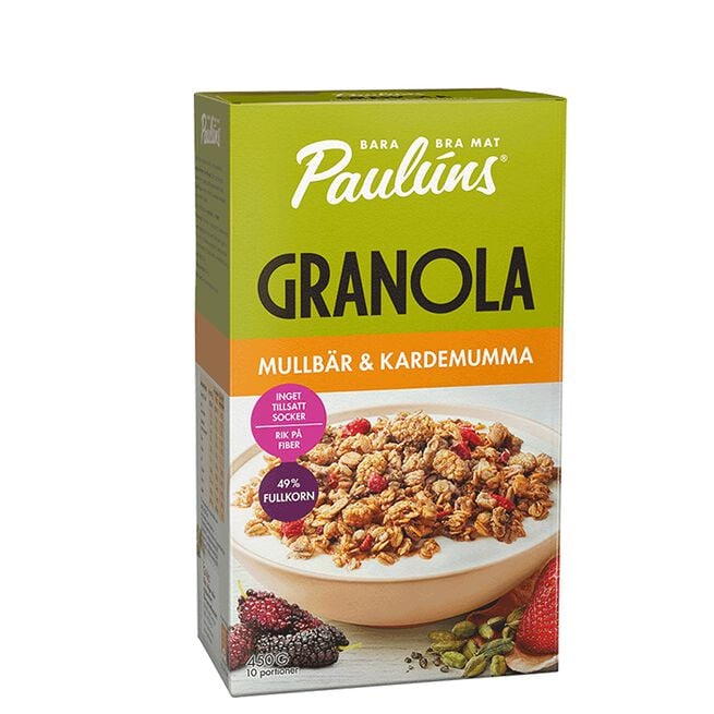 Granola Mullbär Kardemumma 450 g Granola Mullbär Kardemumma 450 g