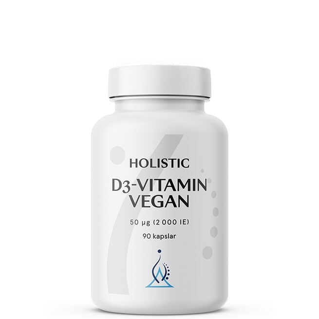 D3-vitamin vegan 2000IE (50 µg) 90 vegetabiliska kapslar D3-vitamin vegan 2000IE (50 µg) 90 vegetabiliska kapslar