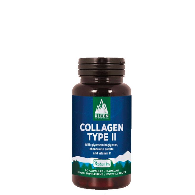 KLEEN Collagen Type II + Vitamin C, 60 kapslar
