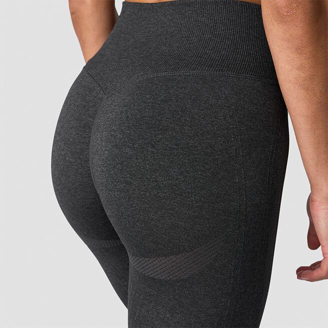 Soft Seamless Tights, Graphite Melange, L  Soft Seamless Tights, Graphite Melange