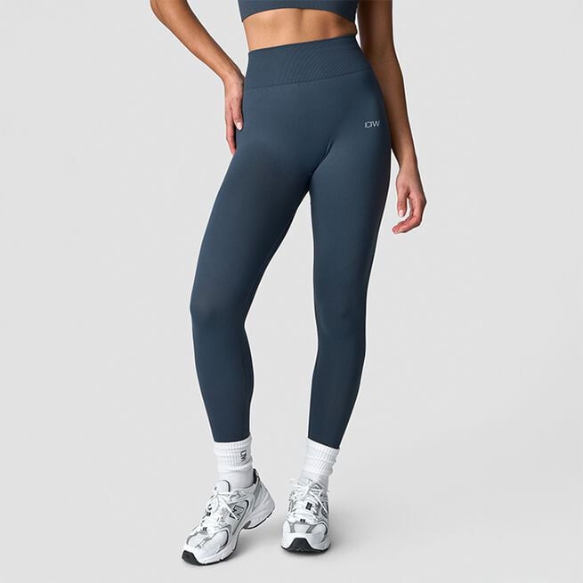 Define Seamless Tights, Smokey Blue, M  Define Seamless Tights, Smokey Blue