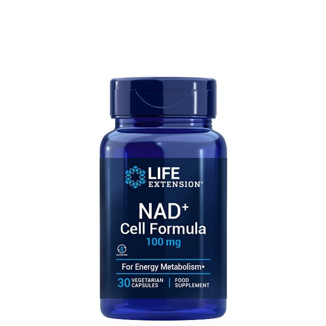 Life Extension NAD+ Cell Formula 100 mg, 30 caps NAD+ Cell Formula 100 mg 30 kapslar