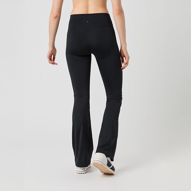 Borg Flare Tights, Black Beauty, L  Flare Tights Svart
