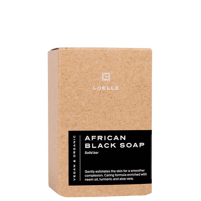 Loelle Afrikansk Svarttvål 150 g Afrikansk Svarttvål 150 g