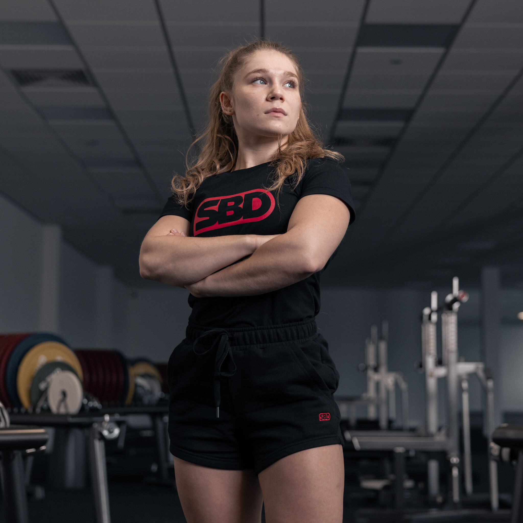 SBD Original Tr&auml;ningsshorts Dam Svart