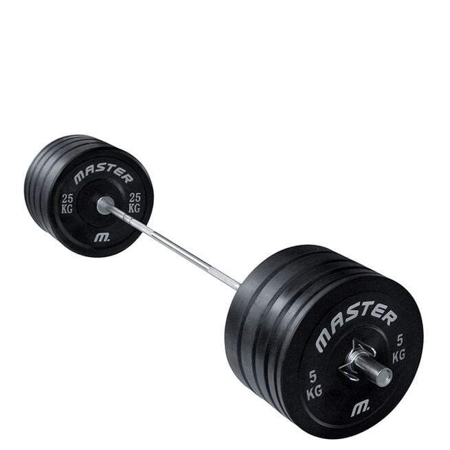 Master Fitness Bumpers plate set 150 kg Viktskivor Paket Gummi 150 kg