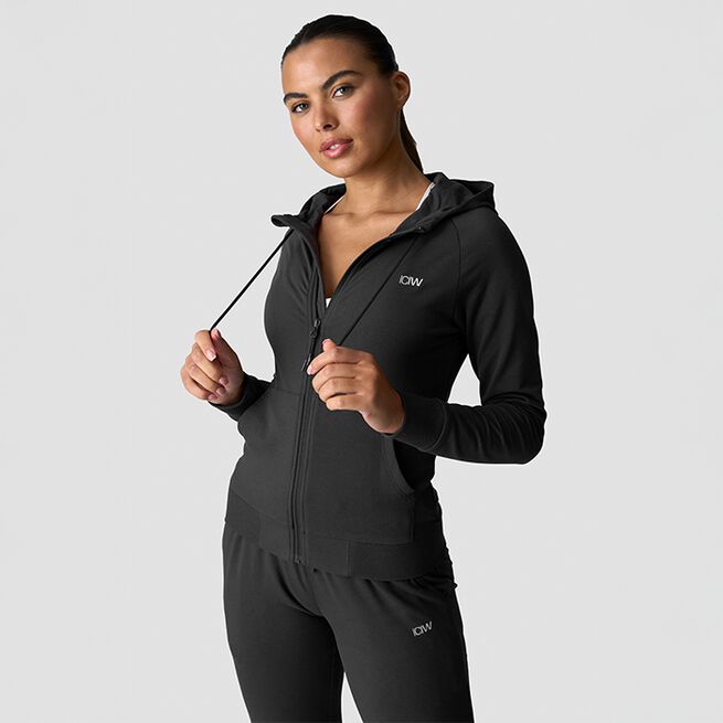 Activity Zip Hoodie, Dark Grey, L  Activity Zip Hoodie Grå