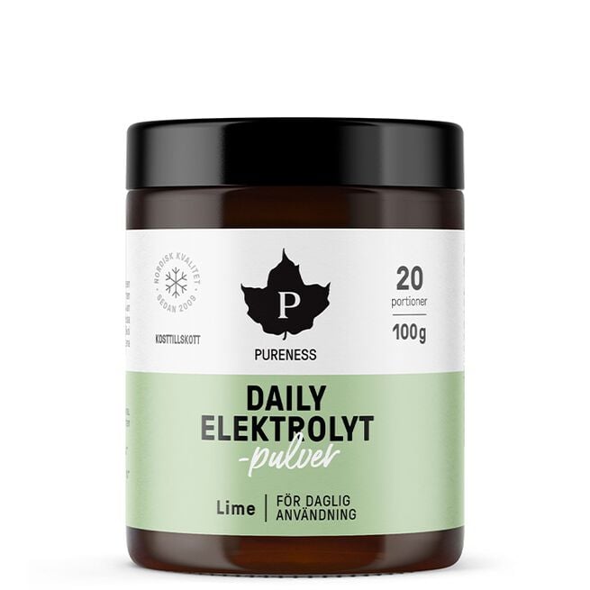 Pureness Daily Elektrolytpulver Lime 100 g Daily Elektrolytpulver Lime 100 g