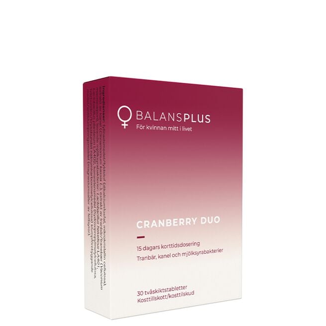 Balans Plus Cranberry Duo 30 tabletter Cranberry Duo 30 tabletter