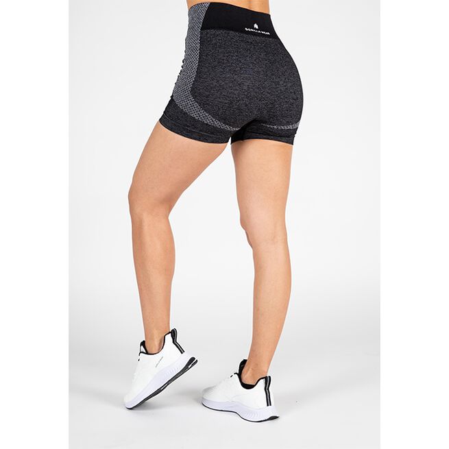 Selah Seamless Shorts, Black, XS/S  Selah Seamless Shorts, Black