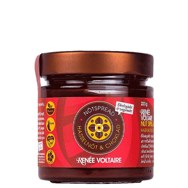 Renee voltaire Hasselnöt & Choklad Spread EKO, 220 g Nötsmör Hasselnöt Och Choklad 220 g Hazelnut
