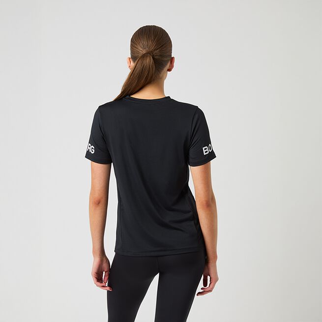 Borg T-shirt, Black Beauty, L  T-shirt Svart