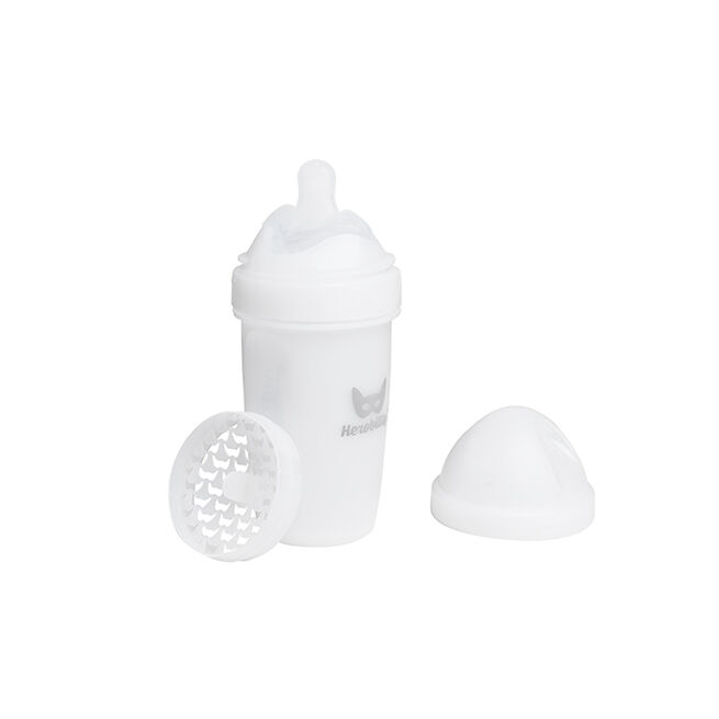 Baby Bottle 240ml/8,5oz LT White Nappflaska 240 ml Vit